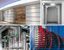 Isoliertechnik, Innenausbau, Brandschutz Metallbau unter einem Dach