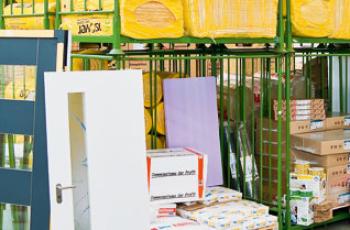 Handel branżowy materiałami budowalnymi (Symbolbild)