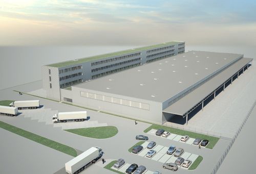 Neubau Frachtzentrum am neuen Flughafen BER