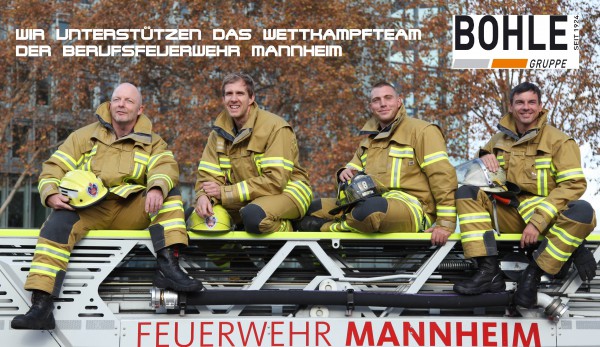 Die Bohle-Gruppe unterstützt das Wettkampfteam der BFW Mannheim