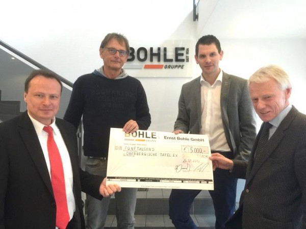 10.000 € für den guten Zweck gespendet | Grupa Bohle