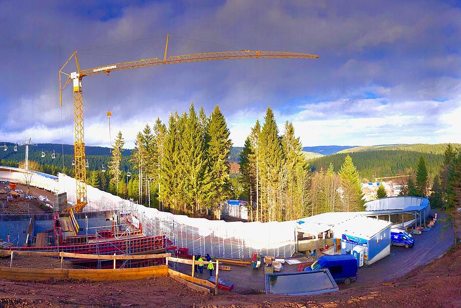 EISARENA Oberhof - Umbaumaßnahmen für den Weltcup am 11.-13.12.2020 | Bohle-Gruppe